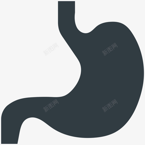 胃医学健康酷向量图标svg_新图网 https://ixintu.com 医学健康酷向量图标 胃