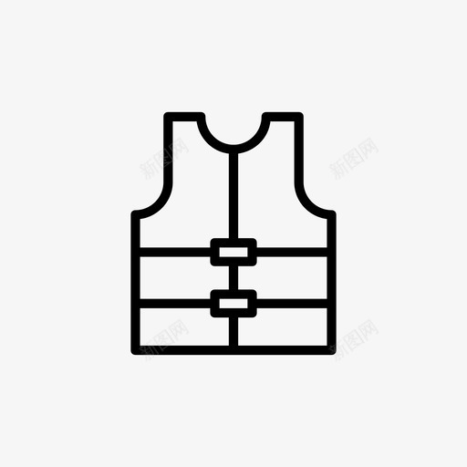 救生衣背心海洋图标svg_新图网 https://ixintu.com 充气式 救生圈 救生衣 海洋 溺水 漂浮 背心 航海 防溺水