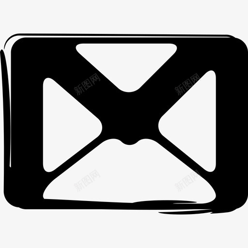 Gmail电子邮件信封社交速写社交图标svg_新图网 https://ixintu.com Gmail电子邮件信封 社交 速写社交