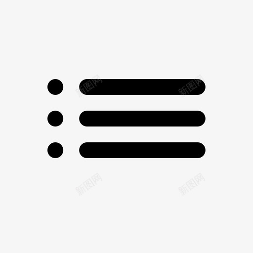 项目符号列表风格博客排版图标svg_新图网 https://ixintu.com android用户界面第一册 商业写作 排版 标点 格式 菜单 项目符号 项目符号列表 风格博客