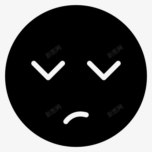 不确定犹豫不决懒惰图标svg_新图网 https://ixintu.com 不感兴趣 不确定 化身 情绪 懒惰 懒散 无聊 流畅的情绪 犹豫不决 脸 表情