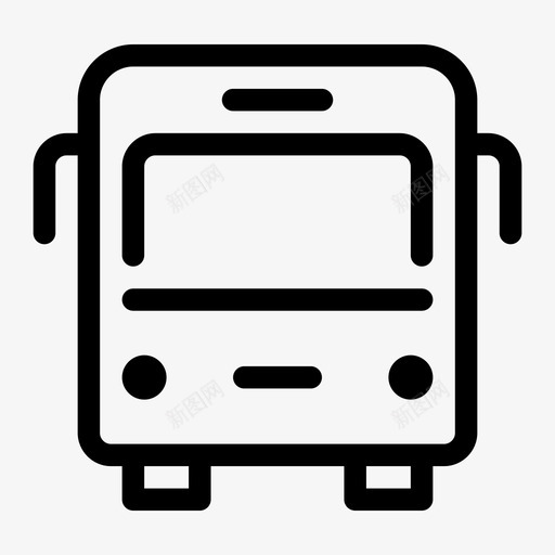 公共汽车城市市区图标svg_新图网 https://ixintu.com 交通 公交 公共汽车 城市 寻路 工作 市区 旅行 班车 车辆