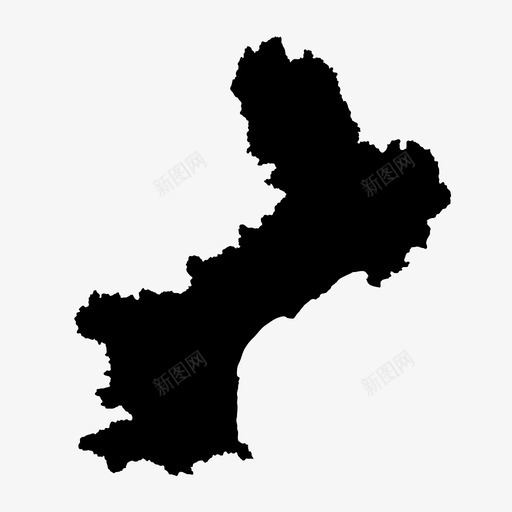 朗格德克劳西隆沿海法国图标svg_新图网 https://ixintu.com 南部 地区 地图 地理 山脉 朗格德克劳西隆 沿海 法国