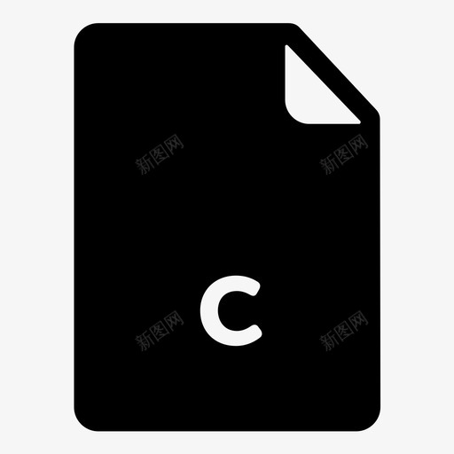 c文件编程字母图标svg_新图网 https://ixintu.com 200个文件扩展名 c文件 下载 字母 字母表 扩展名 格式 第三 编程
