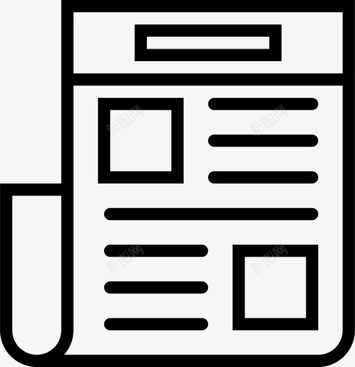 报纸文章附件图标svg_新图网 https://ixintu.com 信息 动画板 天气 报纸 文章 粉碎图标的要点 阅读 附件
