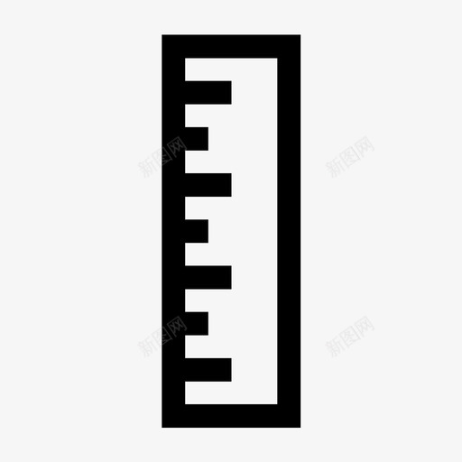 尺子量具毛边图标svg_新图网 https://ixintu.com 仪表 导板 尺子 毛边 滴状物 纤细 量具 量规 队形