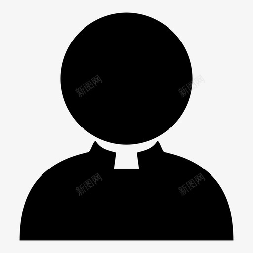 天主教神父教区念珠图标svg_新图网 https://ixintu.com 圣洁 基督教 天主教神父 宗教偶像 念珠 教区 男性 祭司 领袖