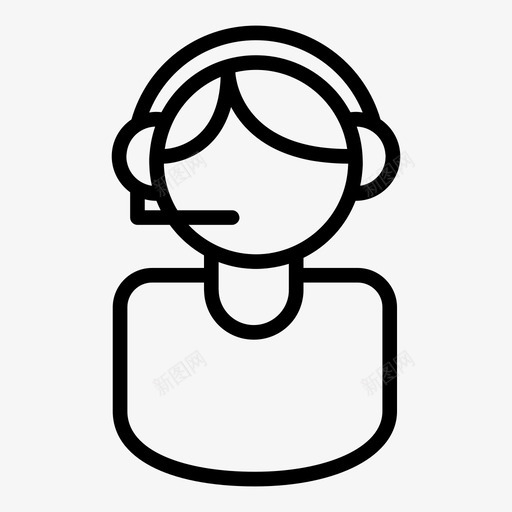 接待员美容预订图标svg_新图网 https://ixintu.com 信息 前台 咨询 女性 接待员 电子商务 美容 聊天 预订