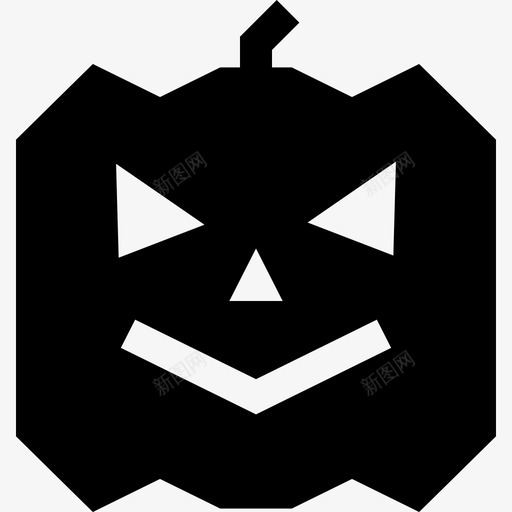 杰克兰登杰克o灯笼茎图标svg_新图网 https://ixintu.com 万圣节 万圣节南瓜 三角形 南瓜 微笑 恐怖 杰克o灯笼 杰克兰登 茎 邪恶