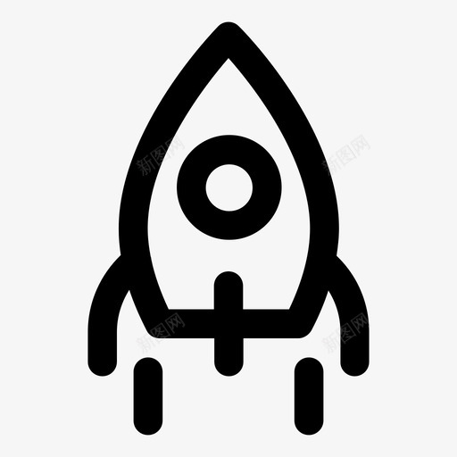 火箭工具太空图标svg_新图网 https://ixintu.com nasa 基本用户界面 太空 导弹 工具 探索者 火箭 火箭发射器 目标 飞行