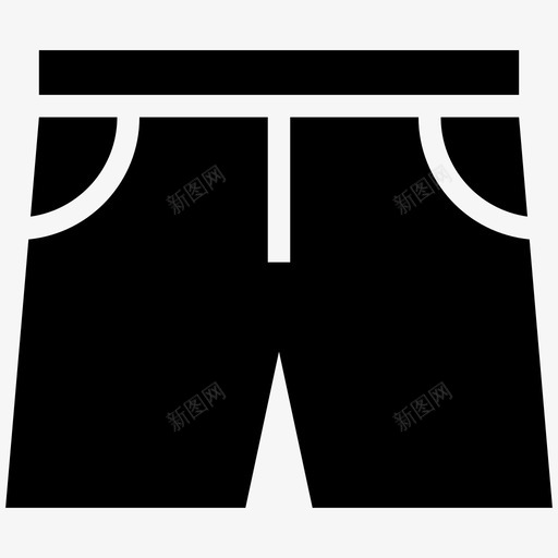 采购产品短裤衣服牛仔裤图标svg_新图网 https://ixintu.com 卡其布 牛仔裤 衣服 裤子 采购产品短裤