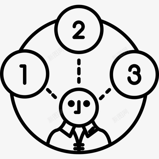 商人想了好几个选择几笔图标svg_新图网 https://ixintu.com 几笔 商人想了好几个选择