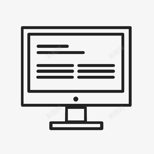 电脑投资组合个人电脑图标svg_新图网 https://ixintu.com 个人电脑 信息 品牌 增强 投资组合 数据 新闻 电脑 网站 预测