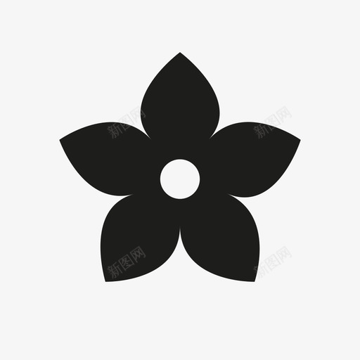 花放大镜图标svg_新图网 https://ixintu.com 品牌 图像 图片 增加 存储 带 放大镜 水仙花 画廊 花