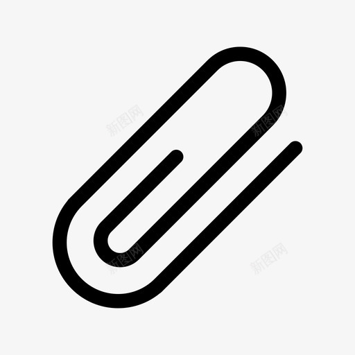采购产品回形针文件切割图标svg_新图网 https://ixintu.com 业务 切割 办公用品 商务工作 文件 采购产品回形针 附件