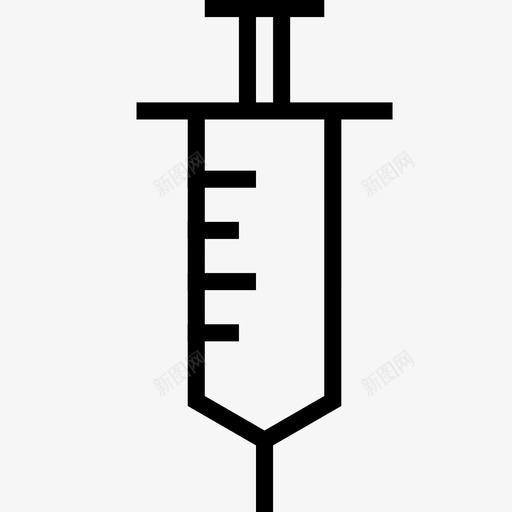 注射器一次性医生图标svg_新图网 https://ixintu.com 一次性 健康 医生 医疗 注射 注射器 药物 角健康 针头