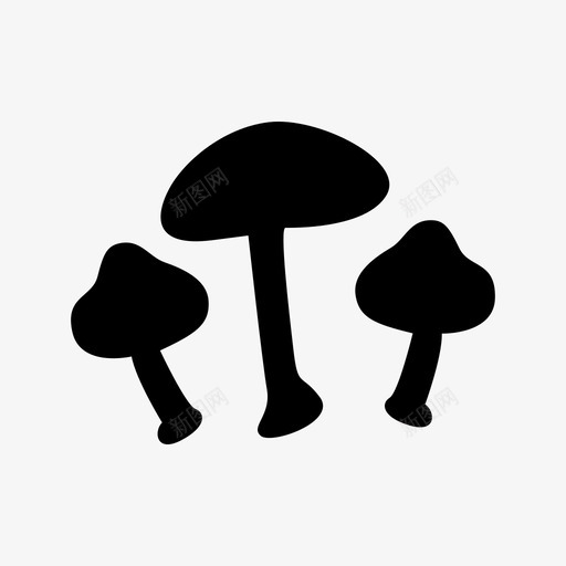 采购产品蘑菇食物真菌图标svg_新图网 https://ixintu.com 保健食品 杂草 植物 真菌 芽 蔬菜 采购产品蘑菇 食品收集 食物