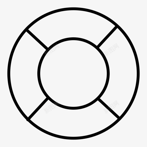 救生圈帮助信息图标svg_新图网 https://ixintu.com 信息 基本图标集 安全 帮助 支持 救援 救生圈 旅行 船