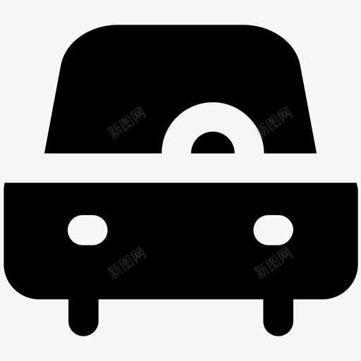 豪华轿车交通工具醒目的实心图标svg_新图网 https://ixintu.com 交通工具醒目的实心图标 豪华轿车