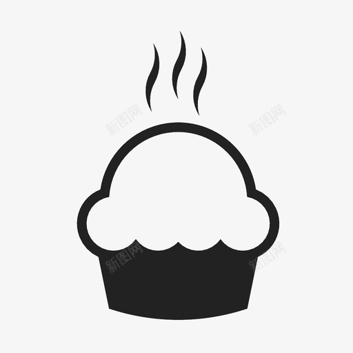 松饼烘焙烹饪图标svg_新图网 https://ixintu.com 吃 松饼 烘焙 热 烹饪 甜 糖 纸杯蛋糕 食物