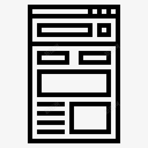 博客窗口网站图标svg_新图网 https://ixintu.com 博客 在线 报告 搜索引擎优化工具 文章 新闻源 源 窗口 网站 页面