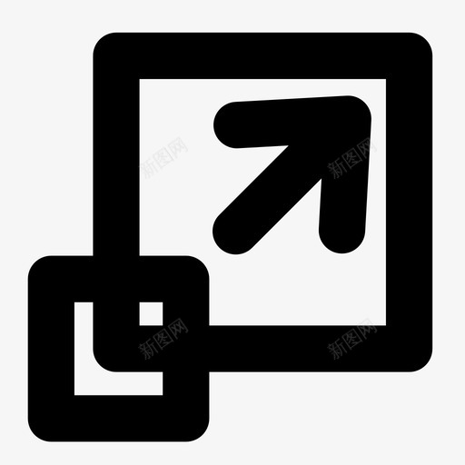 展开宽网页图标svg_新图网 https://ixintu.com 全屏 增加 宽 展开 打开 更大 最大化 窗口 网站工具包2 网页 调整大小