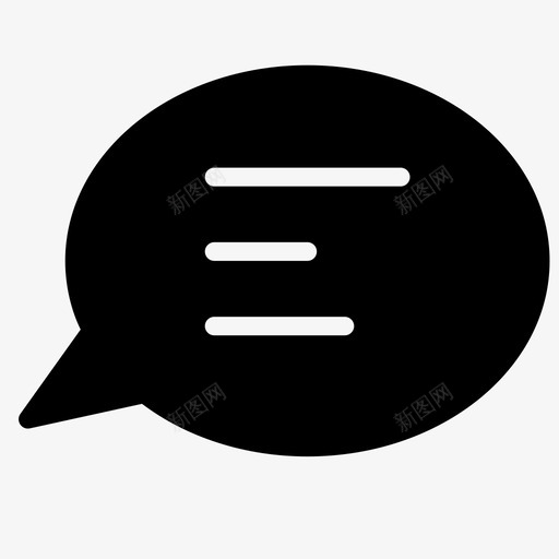 消息smoothfill聊天图标svg_新图网 https://ixintu.com smoothfill聊天 消息