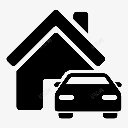 房产房地产私人图标svg_新图网 https://ixintu.com 土地 建筑物 房产 房地产 房屋 私人 私家车 自有 英亩