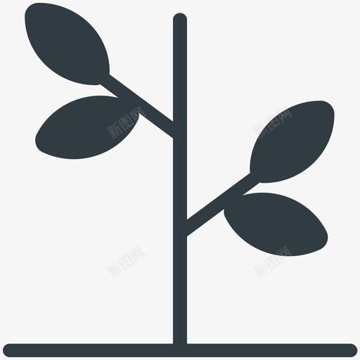 嫩枝自然酷标图标svg_新图网 https://ixintu.com 嫩枝 自然酷矢量图标