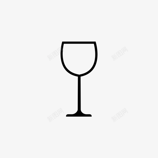 酒杯文化干图标svg_新图网 https://ixintu.com 小口 干 文化 精炼 精致 红 酒杯