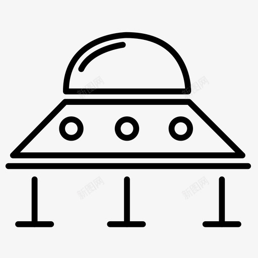 飞碟外星人苍蝇图标svg_新图网 https://ixintu.com 外星人 太空 太阳系 恐怖 火星 灯光 苍蝇 飞碟