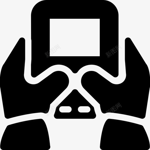 手持游戏机玩播放器图标svg_新图网 https://ixintu.com 手持游戏机 按钮 播放器 显示器 游戏机 玩 视频 视频游戏实心图标 马里奥