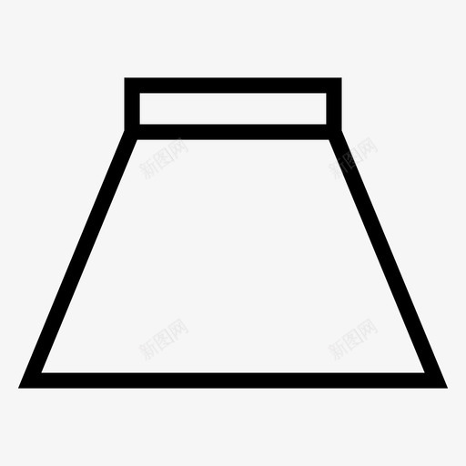 裙子视觉技术图标svg_新图网 https://ixintu.com 增强 女人 技术 放大镜 时尚 有棱角的衣服 衣服 裙子 视觉 透镜