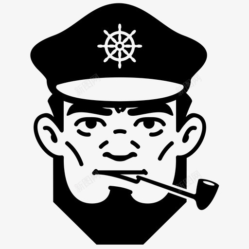船长船命令图标svg_新图网 https://ixintu.com 人 命令 工人 帽子 服从 游轮 胡子 船 船长 领队