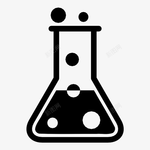 erlenmeyer烧瓶水科学图标svg_新图网 https://ixintu.com erlenmeyer烧瓶 化学 医院 大学 学校 实验室 气泡 水 科学 血液实验室