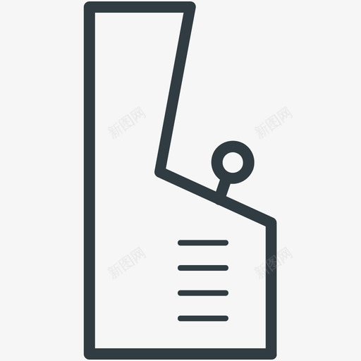 复古街机游戏游戏线图标svg_新图网 https://ixintu.com 复古街机游戏 游戏矢量线图标