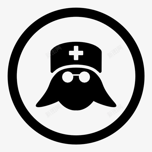 医务护士长图标svg_新图网 https://ixintu.com 医务护士长