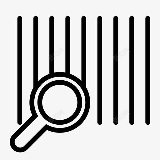 条形码sku扫描图标svg_新图网 https://ixintu.com sku 价格 工厂 库存 扫描 携带 条形码 标记 物流 货物