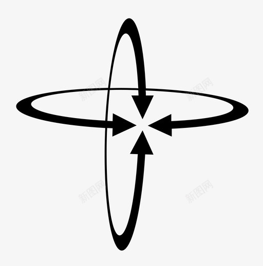 环绕联合指向图标svg_新图网 https://ixintu.com 围绕 指向 方向 汇聚 环绕 联合 聚集 面向