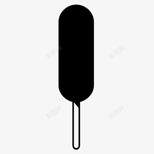 玉米狗小吃油炸图标svg_新图网 https://ixintu.com 吃 嘉年华 小吃 棍子 油炸 玉米狗 美国 集市 食品