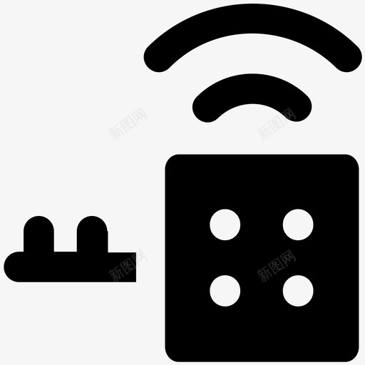 wifi密码安全粗体图标svg_新图网 https://ixintu.com wifi密码 安全粗体图标