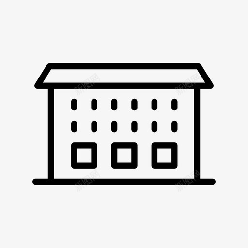 建筑街道感伤图标svg_新图网 https://ixintu.com 城市 增加 小屋 建筑 建筑物 形成 感伤 房子 派 街道 补充