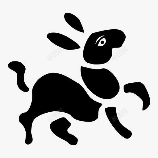 驴子动物驴图标svg_新图网 https://ixintu.com 动物 马 驴 驴子 骑马 骡子