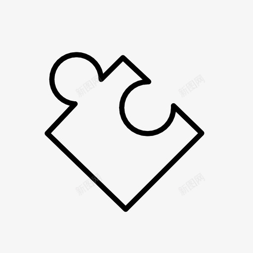 拼图块享受装配图标svg_新图网 https://ixintu.com 乐趣 享受 孩子 拼图块 插槽 装配 零件