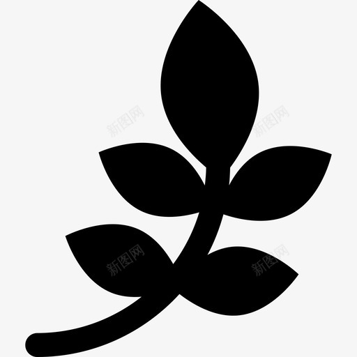 枝叶自然必需品图标svg_新图网 https://ixintu.com 必需品 枝叶 自然