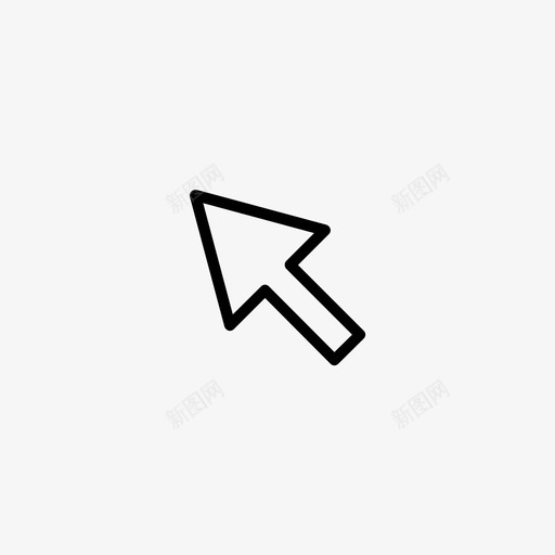 箭头光标方向图标svg_新图网 https://ixintu.com 光标 左 指针 方向 点 移动 箭头 转向信号 鼠标