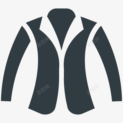 休闲外套时尚和服装酷标图标svg_新图网 https://ixintu.com 休闲外套 时尚和服装酷矢量图标