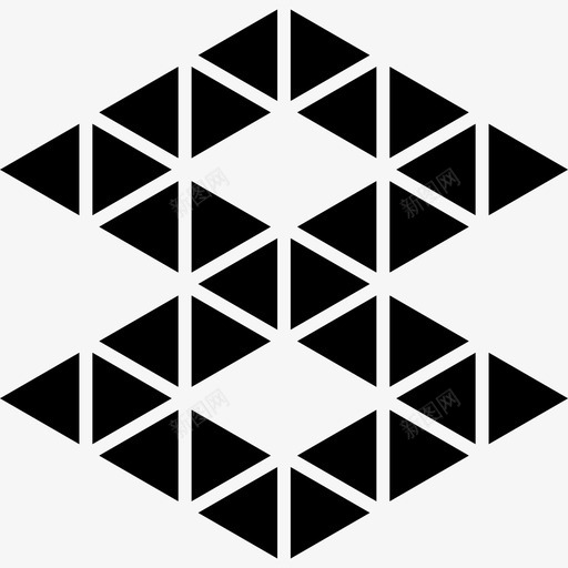 多边形数字8符号图标svg_新图网 https://ixintu.com 多边形数字8 符号