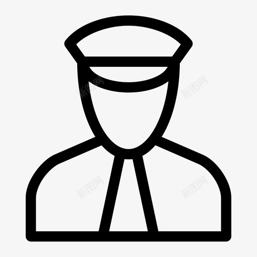 保安员服务人员维修员图标svg_新图网 https://ixintu.com 中型 乘务员 保安员 服务人员 服务员 检查站 法律 维修员 警官 警察