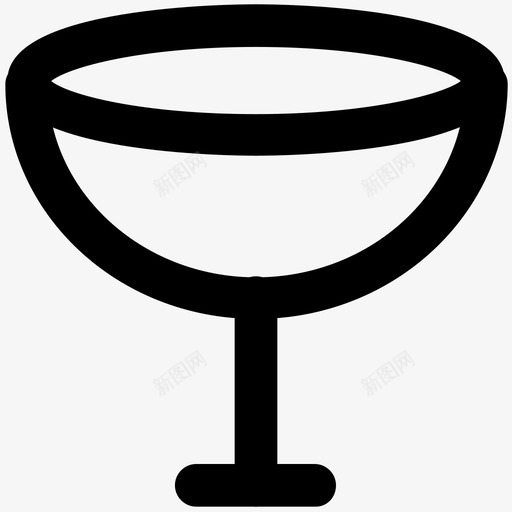 酒杯酒店粗体线条图标svg_新图网 https://ixintu.com 酒店粗体线条图标 酒杯